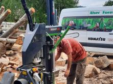 Despicator vertical Robust R25 la lucru